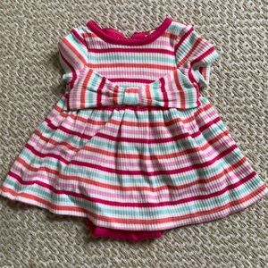 Kate Spade Striped Dress with bow size 3 months